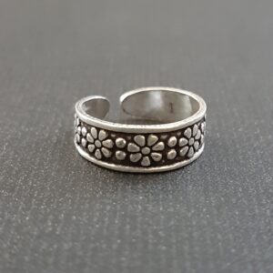 Oxidized Toe Ring