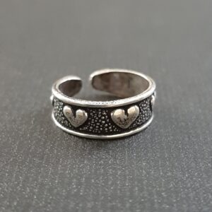 Oxidized Toe Ring