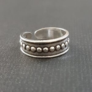 Oxidized Toe Ring