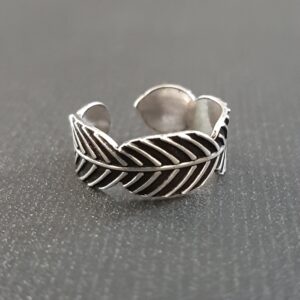 Oxidized Toe Ring