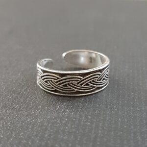 Oxidized Toe Ring