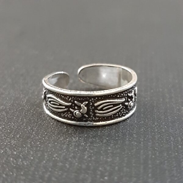 Oxidized Toe Ring