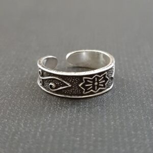 Oxidized Toe Ring