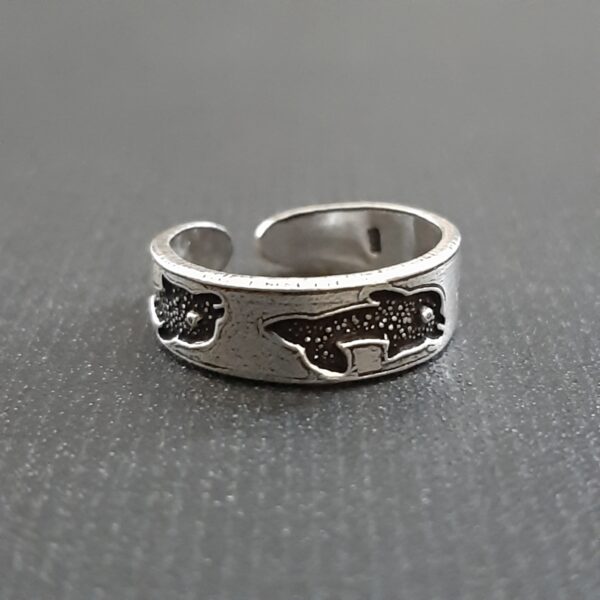 Oxidized Toe Ring