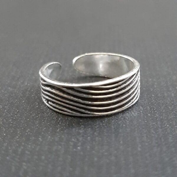 Oxidized Toe Ring