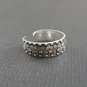 Oxidized Toe Ring