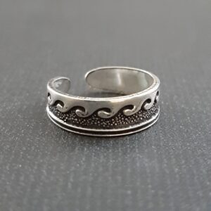 Oxidized Toe Ring