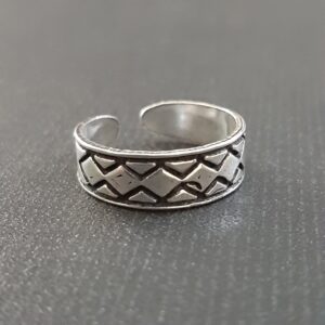 Oxidized Toe Ring