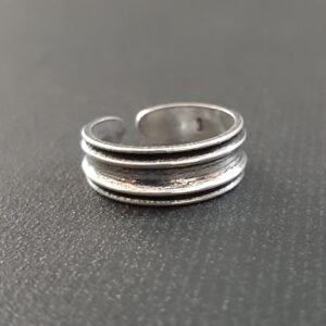 Oxidized Toe Ring
