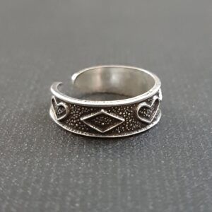 Oxidized Toe Ring