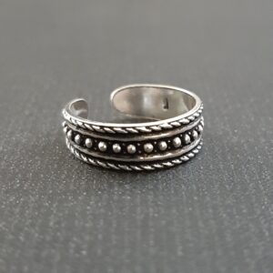 Oxidized Toe Ring