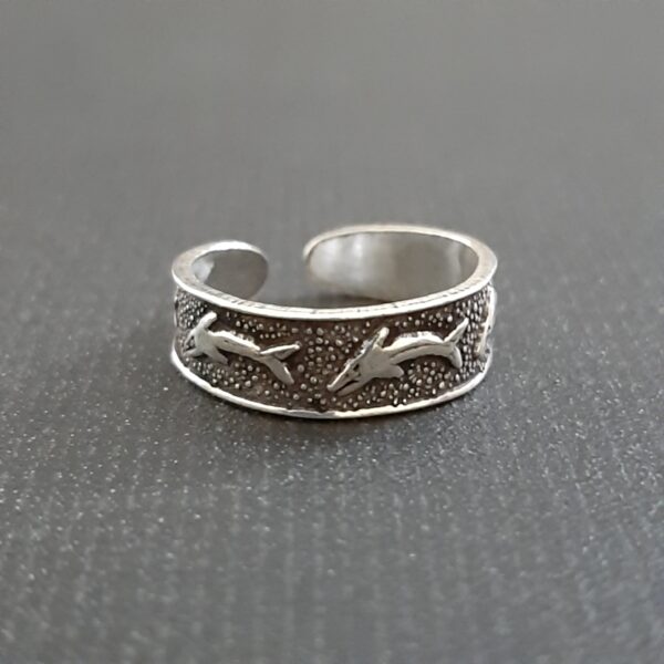 Oxidized Toe Ring