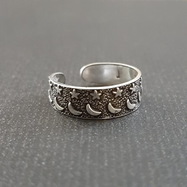 Oxidized Toe Ring