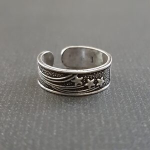 Oxidized Toe Ring