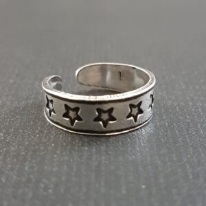 Oxidized Toe Ring