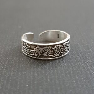 Oxidized Toe Ring